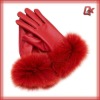 Fashion leather gloves (QXGL11163)