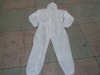 Disposable high quality nonwoven white coverall