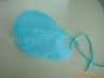 Disposable nonwoven blue tie-on doctor cap surgeon cap