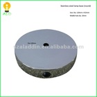 High class stainless steel 120mm metal table lamp base