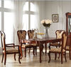 European antique style Brown color dining room furniture set XF-D-902