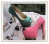 Sweety open toe high heel shoes with platform (HHS-0138)