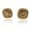 Square Shape Stud Earrings (E12458)