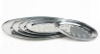 stainless steel serving round dish