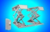 CE super thin auto scissor lift four cylinders