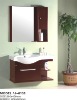 modern solid wood bathroom cabinet