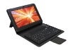 wireless bluetooth keyboard leather case for galaxy tab 10.1