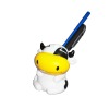 plastic cartoon pen holder, pvc pen holdedr