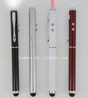 2012 New style!stylus pen with laser and led,promotional pen with stylus,luxury stylus pen for iPhone iPod iPad or Smart Phone