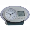 analog & digital dual indication clock