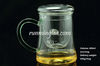 400cc, Borocilicate Glass Dark Green Handle Tea Maker