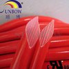 heat/cold resistant fiberglass sleeving (inner glass, outside rubber)