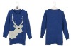 ladies new style knitted pullover sweater