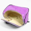 purple color silicone plastic cosmetic bag