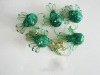 Green bird sequin-made housing bird string decoration