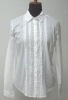 ladies casual cotton blouse/shirt, style no. H3530/7711