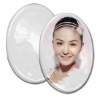 6" Oval Sublimation Ceramic Tile for Transfer Printing