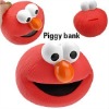 Bird shape plastic piggy bank for promotion