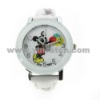 Promotion:removable DIY Leather watch cartoon children