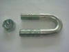 stainless steel U-bolt with thread and nuts