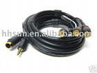 S-VideoSVHS+3.5mm Audio Video PC to TV 3RCA Cable