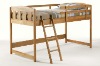 Best Design Bunk Timber Bed With Heavy Duty Ladder