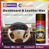 Anti-aging dashboard wax spray