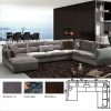 cheap modern big size corner sofa