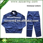 High quality Blue with white high visibility reflective safety workwear/work clothes