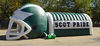 sports inflatable football soccer tunnel with helmet