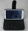 Wireless Bluetooth Keyboard Flip Leather Case for Galaxy S3 I9300