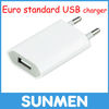 Colorful Wall Socket USB Charger 5V 1A for Apple iphone 5/4/4s