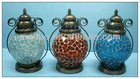 glass mosaic lantern lamp for candle