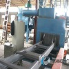 Pass through structure shot blasting machine