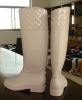 pvc tall rain boots for ladies