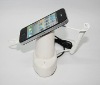 Column Security Alarm Cellular Telephone Display Stand/Holder With Charger for Mobile Phone