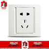 Delixi 16A 2 hole + 3 hole 5 hole five hole wall socket