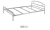 simple metal single bed