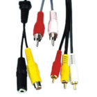 Composite A/V Cables 3RCA/2RCA CABLES