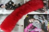 Fox fur collar & fox fur strips