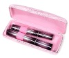 Transplanting Gel&natural black fiber mascara 2 piece in one set Pink