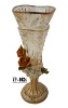 decoration vase with flower design