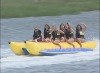 2011 hot-selling inflatable banana boat for adults and kids