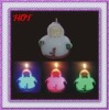 Christmas LED Real Wax Color Changing Santa Clause Candle