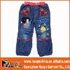 2012 new style elastic cartoon kid jean (HY7033)