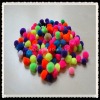 4.5cm-1.0cm pompons,100pcs/bag with assorted color,snow ball