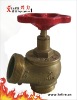 Brass fire landing valve