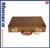 genuine leather attache case