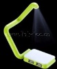 USB hub with Foldable Booking Light/Novel USB Gadgets/Practical Office Gift