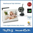 7 inch 2.4GHz digital wireless baby monitor